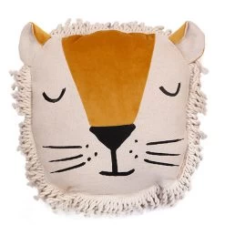 Kussen Leeuw Farniente Yellow - Nobodinoz