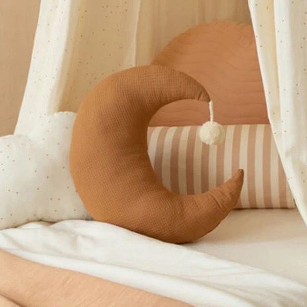 Kussen Pierrot Moon Caramel - Nobodinoz 7 Kussen Pierrot Moon Caramel - Nobodinoz - Afbeelding 5