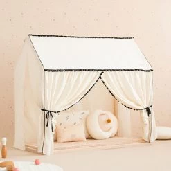 Kussen - Pierrot Moon - Natural - Nobodinoz -Kortingswinkel Voor Babyproducten nobodinoz tipi en accessoires kussen pierrot moon 30