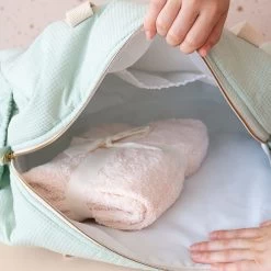 Luiertas - Opera Waterproof - Aqua Mint - Nobodinoz -Kortingswinkel Voor Babyproducten nobodinoz tipi en accessoires luiertas opera water 18