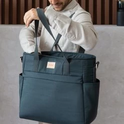 Nobodinoz Baby On The Go Luiertas Carbon Blue -Kortingswinkel Voor Babyproducten nobodinoz tipi en accessoires nobodinoz baby on th 2