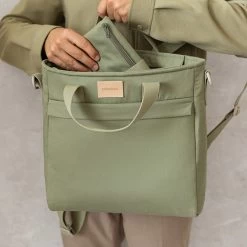 Nobodinoz Baby On The Go Luiertas Rugzak Olive Green -Kortingswinkel Voor Babyproducten nobodinoz tipi en accessoires nobodinoz baby on th 41