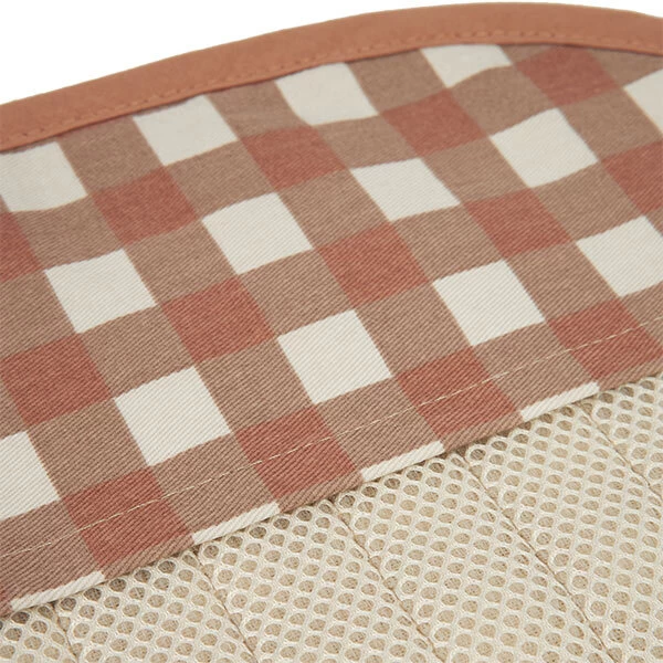 Nobodinoz Buggy Inlegger Terracotta Checks 6 Nobodinoz Buggy Inlegger Terracotta Checks - Afbeelding 4