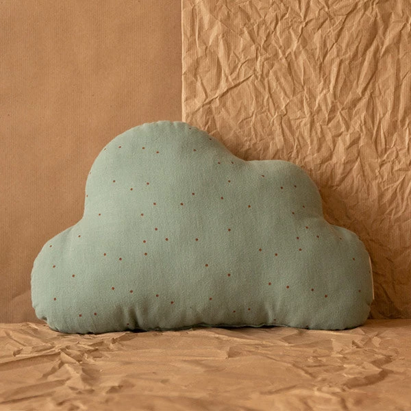 Nobodinoz Cloud Kussen Toffee Sweet Dots - Green 5 Nobodinoz Cloud Kussen Toffee Sweet Dots - Green - Afbeelding 3