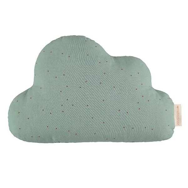 Nobodinoz Cloud Kussen Toffee Sweet Dots - Green 3 Nobodinoz Cloud Kussen Toffee Sweet Dots - Green