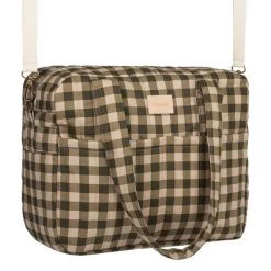 Nobodinoz Luiertas Green Checks -Kortingswinkel Voor Babyproducten nobodinoz tipi en accessoires nobodinoz luiertas g 6