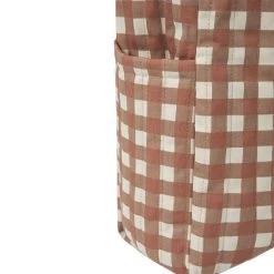 Nobodinoz Schoudertas Terracotta Checks -Kortingswinkel Voor Babyproducten nobodinoz tipi en accessoires nobodinoz schouderta 10