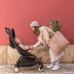 Nobodinoz Schoudertas Terracotta Checks -Kortingswinkel Voor Babyproducten nobodinoz tipi en accessoires nobodinoz schouderta 12