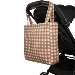 Nobodinoz Schoudertas Terracotta Checks -Kortingswinkel Voor Babyproducten nobodinoz tipi en accessoires nobodinoz schouderta 8