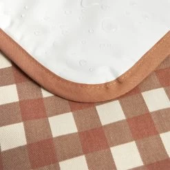 Nobodinoz Verschoningsmatje Terracotta Checks -Kortingswinkel Voor Babyproducten nobodinoz tipi en accessoires nobodinoz verschonin 6