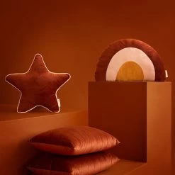 Ster Kussen Aristote Wild Brown Nobodinoz -Kortingswinkel Voor Babyproducten nobodinoz tipi en accessoires ster kussen aristote 29