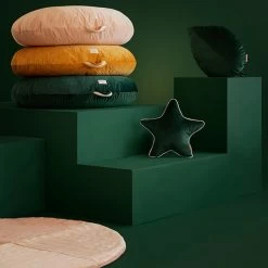 Ster Kussen Aristote Jungle Green Nobodinoz -Kortingswinkel Voor Babyproducten nobodinoz tipi en accessoires ster kussen aristote 37