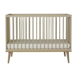 Quax Flow Babybed 120x60cm - Clay & Oak -Kortingswinkel Voor Babyproducten quax quax flow babybed 120x60cm clay oak 2