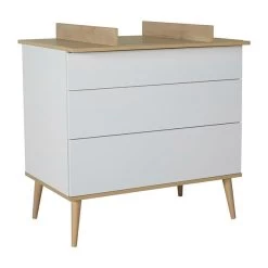 Quax Flow Commode Kast - White & Oak -Kortingswinkel Voor Babyproducten quax quax flow commode kast white oak 3