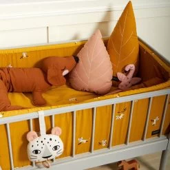 Kussen Leaf Ochre - Roommate -Kortingswinkel Voor Babyproducten roommate kussen leaf ochre roommate 4