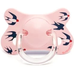 Suavinex Fopspeen Fusion - Zwaluw Roze - Fysiologisch Latex 4-18 Maand