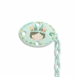 Suavinex Speenketting Ovaal Blue Indian