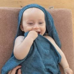 Badcape XXL Marin 95x95cm - Timboo -Kortingswinkel Voor Babyproducten timboo badcape xxl marin 95x95cm timboo 2