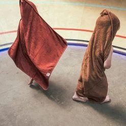 Badcape XXL Rosewood 95x95cm - Timboo -Kortingswinkel Voor Babyproducten timboo badcape xxl rosewood 95x95cm timboo 1