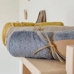 Slab Met Mouwen Moon Blue 36x34cm - Timboo -Kortingswinkel Voor Babyproducten timboo slab met mouwen moon blue 36x34cm timboo 4