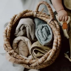 Washandjes Feather Grey Set Van 3 - Timboo -Kortingswinkel Voor Babyproducten timboo washandjes feather grey set van 3 timboo 5